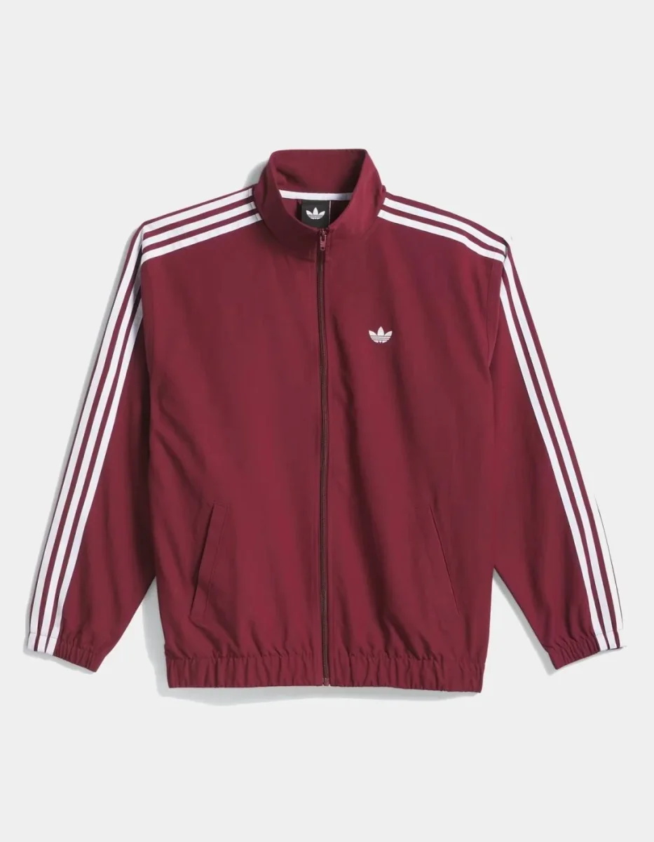 Chaqueta ADIDAS SUPERFIRE TK - Shadow Red/White - Imagen 9