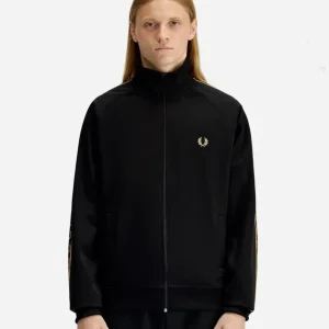 Chaqueta FRED PERRY J5557 - Black/Champagne