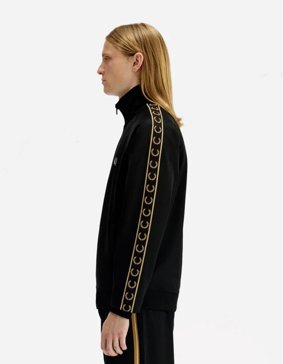 Chaqueta FRED PERRY J5557 - Black/Champagne - Imagen 3