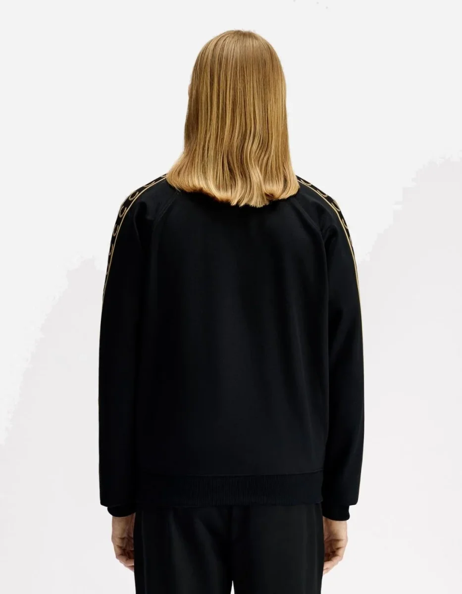 Chaqueta FRED PERRY J5557 - Black/Champagne - Imagen 4