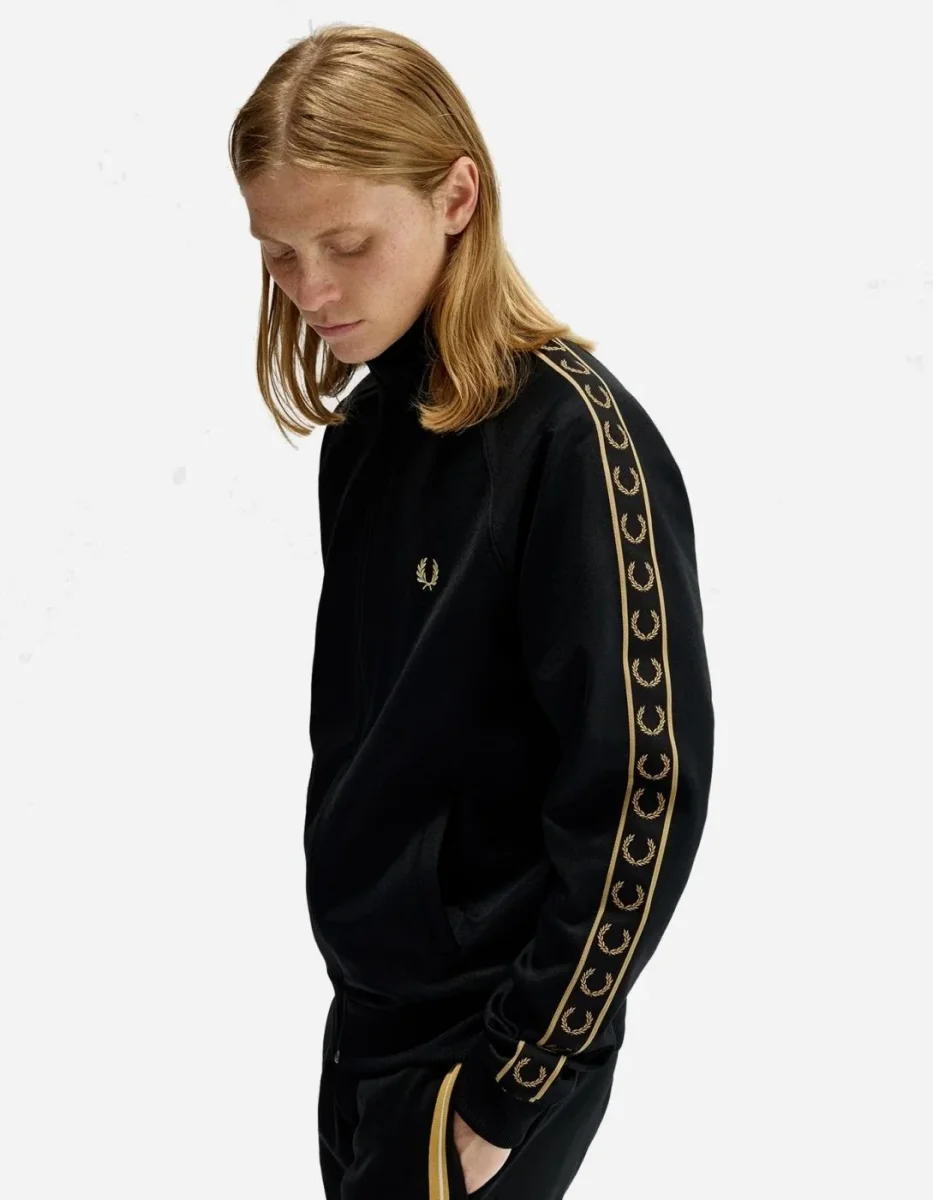 Chaqueta FRED PERRY J5557 - Black/Champagne - Imagen 5