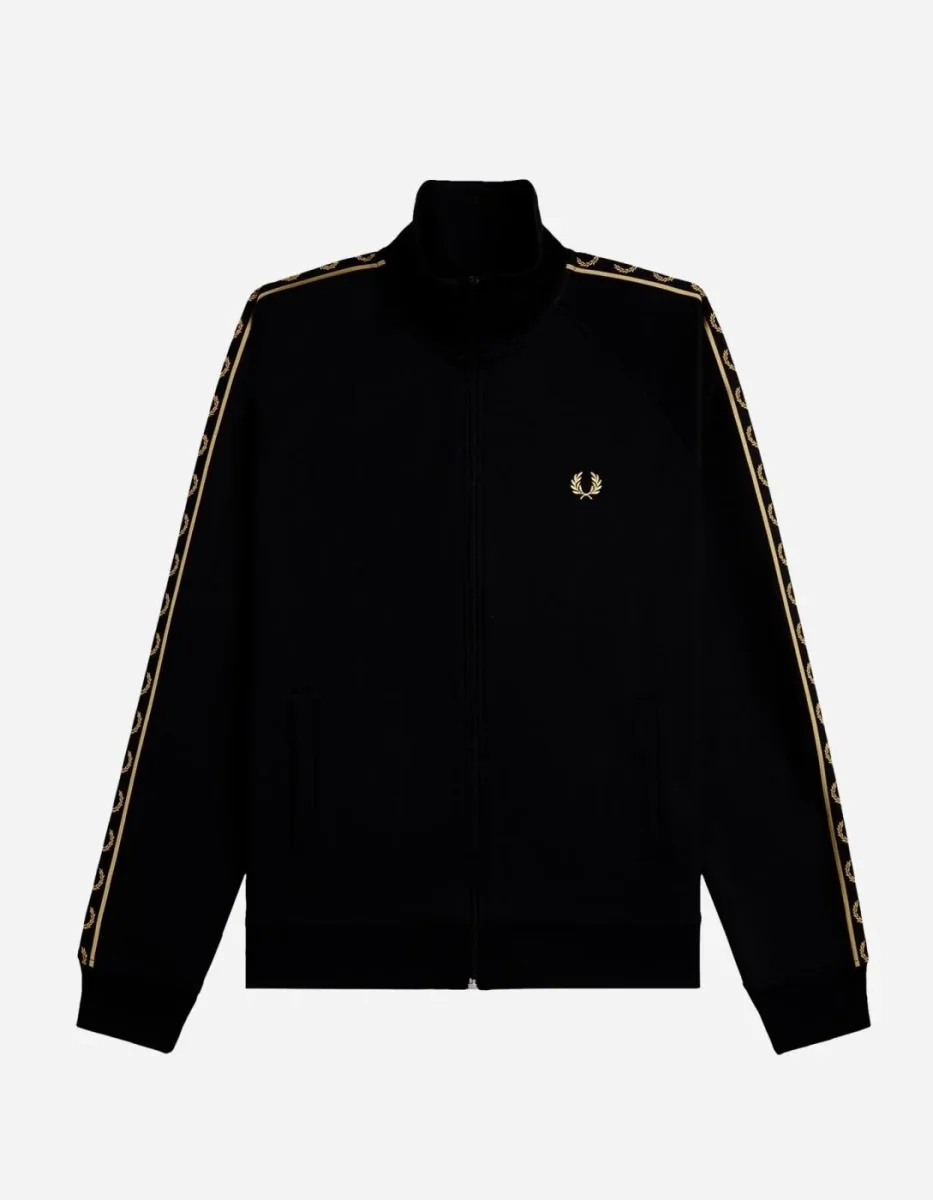 Chaqueta FRED PERRY J5557 - Black/Champagne - Imagen 7