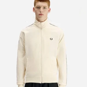 Chaqueta FRED PERRY J5557 - Ecru/Navy/Seagrass
