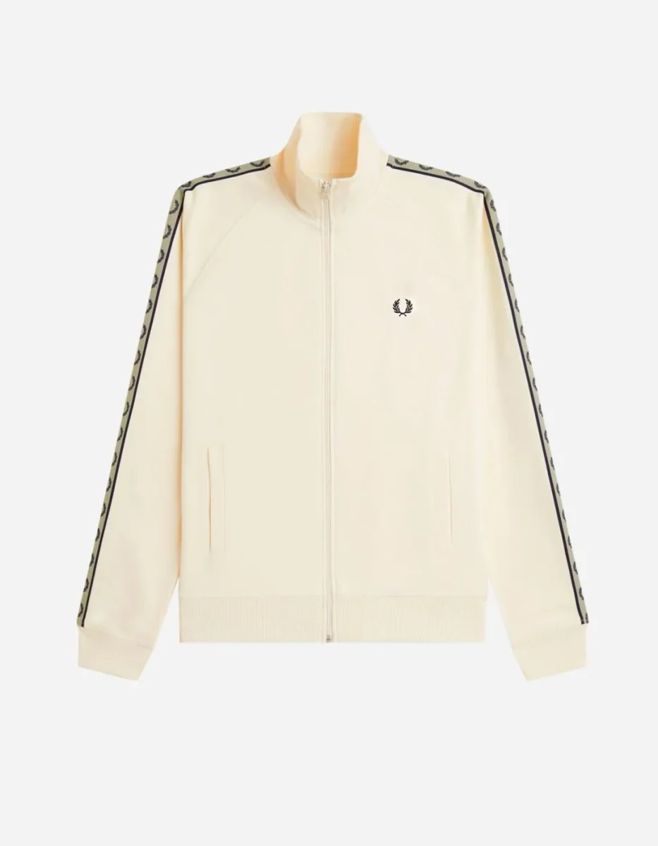 Chaqueta FRED PERRY J5557 - Ecru/Navy/Seagrass - Imagen 7
