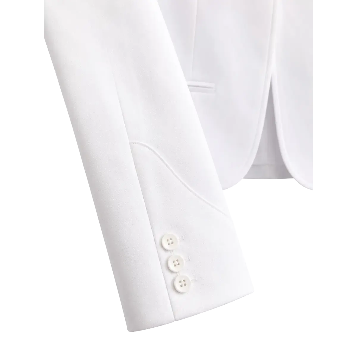 Chaqueta Huasa Tradicional Blanca - Imagen 3