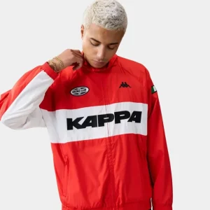 Chaqueta KAPPA AUTHENTIC SULLIX - Red Md Coral/White/Bla