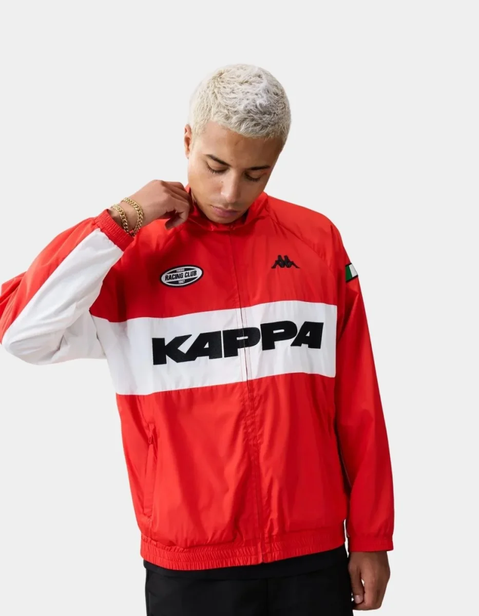 Chaqueta KAPPA AUTHENTIC SULLIX - Red Md Coral/White/Bla - Imagen 2