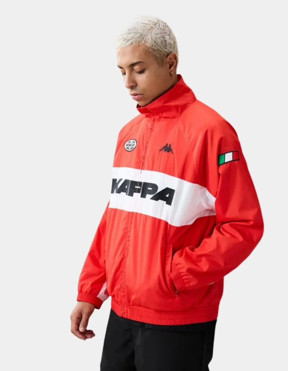 Chaqueta KAPPA AUTHENTIC SULLIX - Red Md Coral/White/Bla - Imagen 3