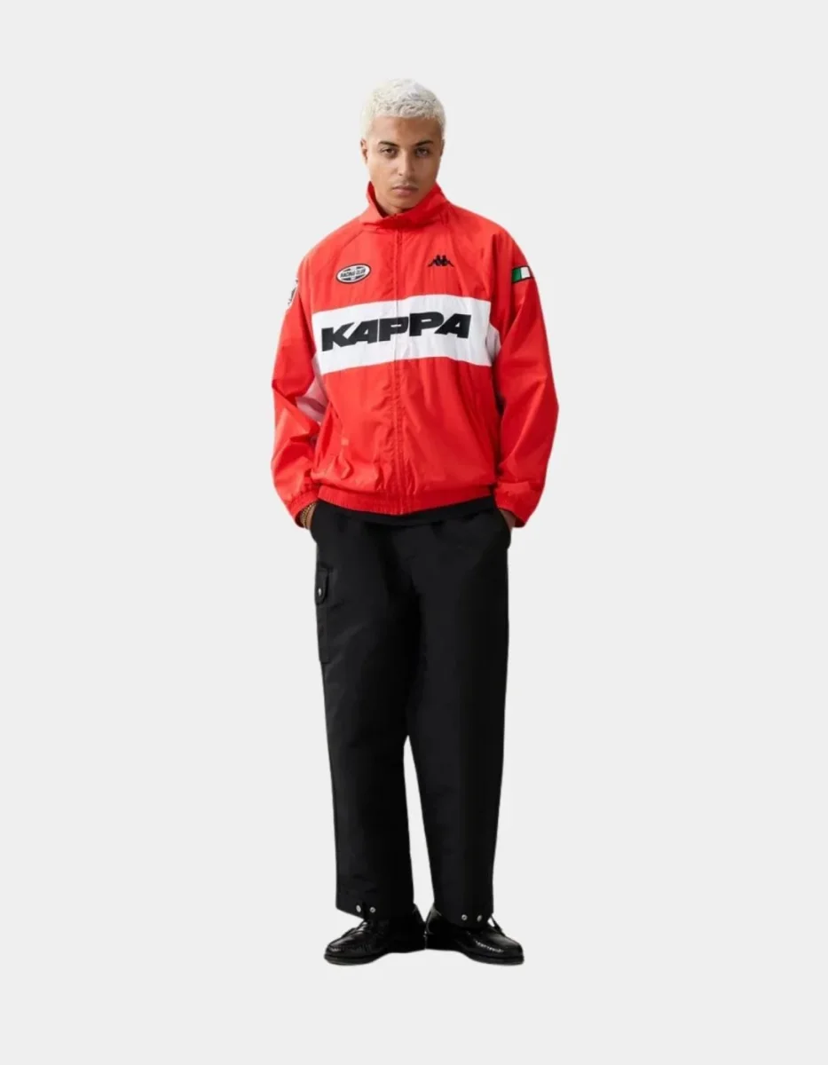 Chaqueta KAPPA AUTHENTIC SULLIX - Red Md Coral/White/Bla - Imagen 4