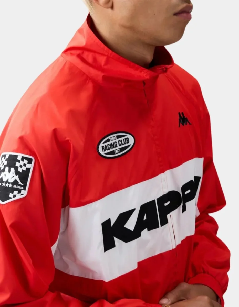 Chaqueta KAPPA AUTHENTIC SULLIX - Red Md Coral/White/Bla - Imagen 7