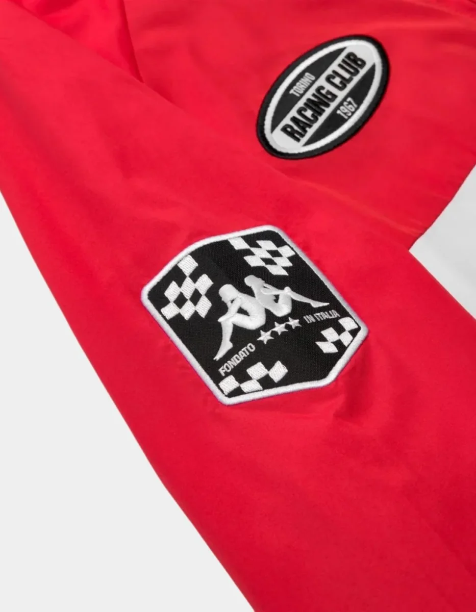 Chaqueta KAPPA AUTHENTIC SULLIX - Red Md Coral/White/Bla - Imagen 8
