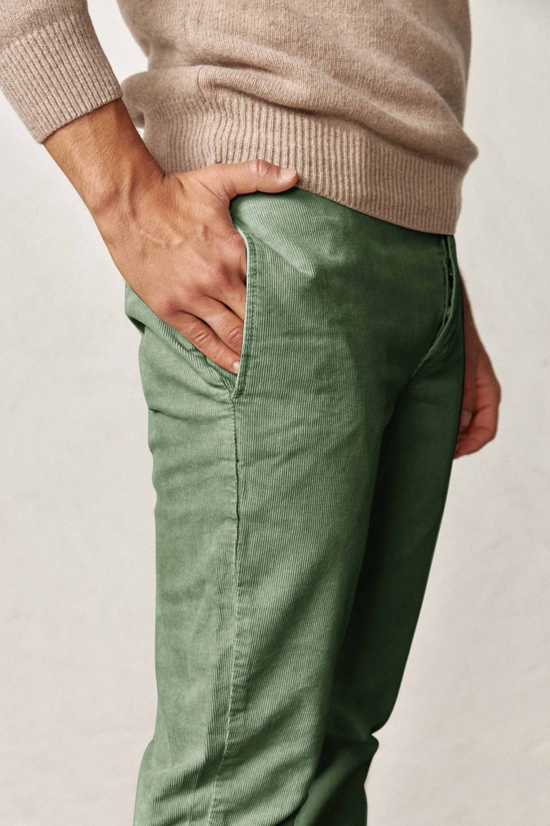 Pantalón Chino Micropana - Verde - Imagen 3