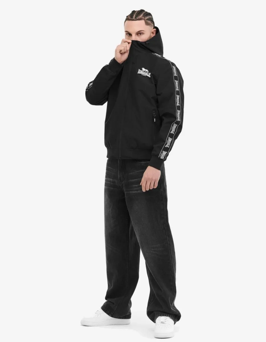 Chubasquero LONSDALE OUSTON - Black/White - Imagen 5