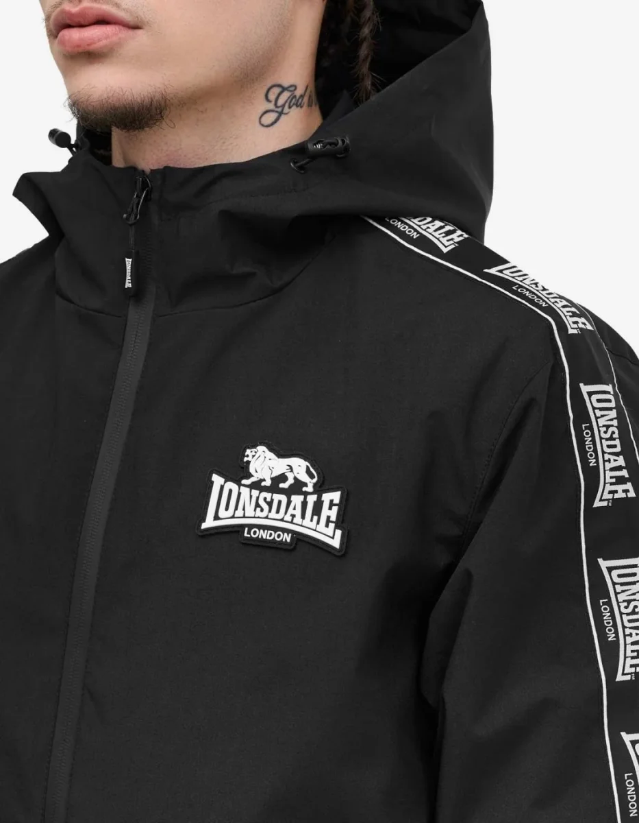 Chubasquero LONSDALE OUSTON - Black/White - Imagen 6