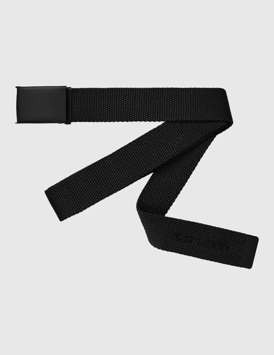 Cinturón CARHARTT WIP SCRIPT TONAL - Black - Imagen 2
