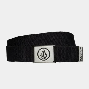 Cinturón VOLCOM CIRCLE WEB - Rinsed Black