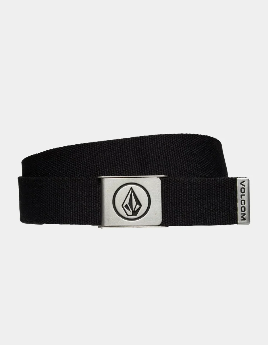 Cinturón VOLCOM CIRCLE WEB - Rinsed Black