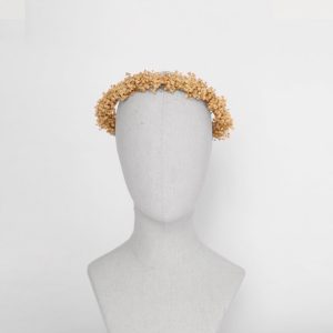 Corona para niña de paniculata blanca
