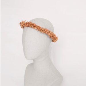 Corona para niña de paniculata rosa
