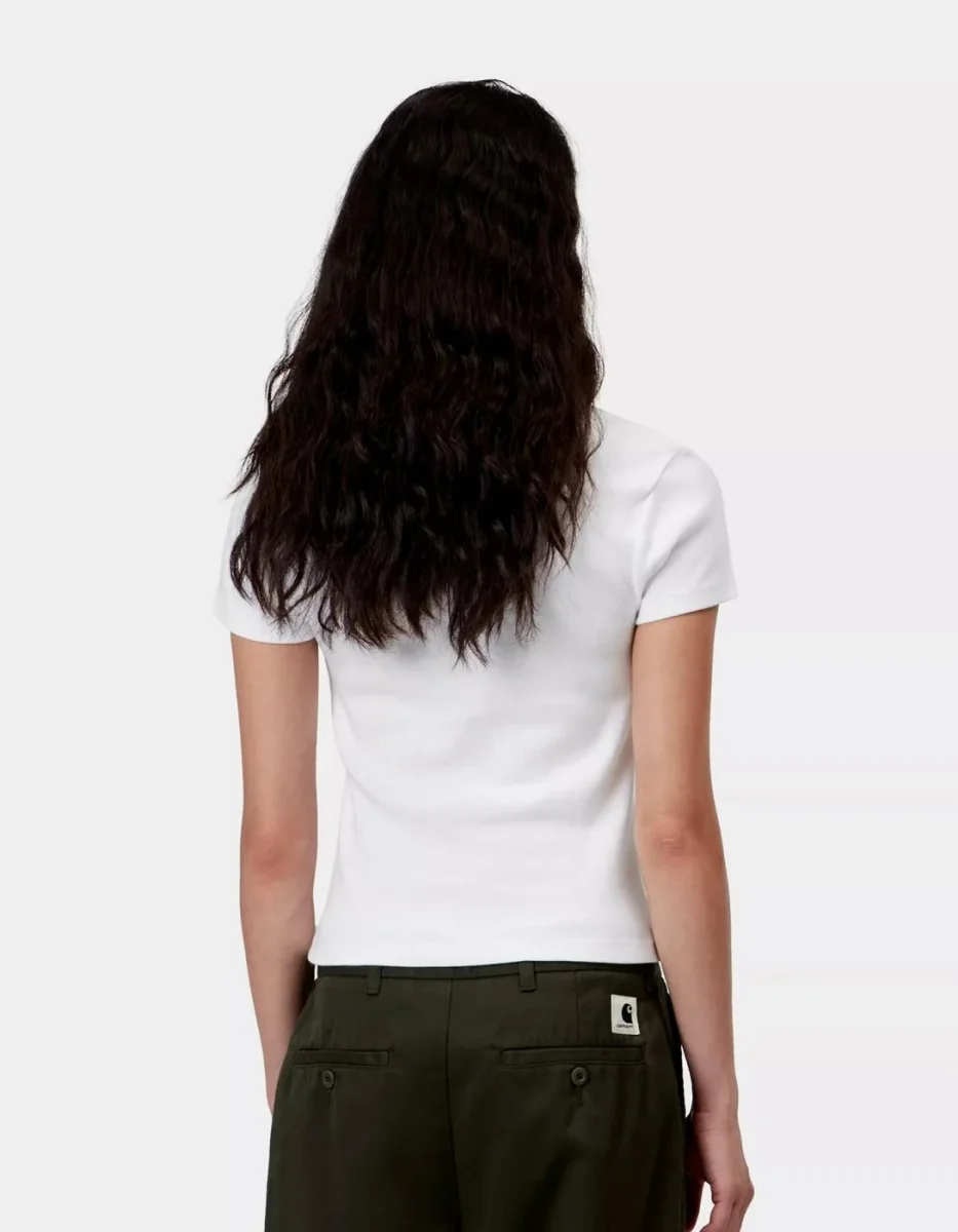 Cta. CARHARTT WIP W' SMALL HEART PATCH - White / Black - Imagen 3