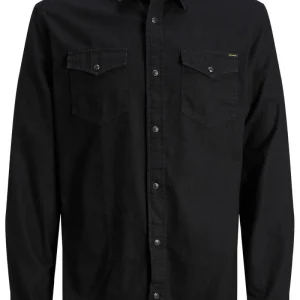 CAMISA DE JEAN SHERIDAN - Black Denim Fit:Slim
