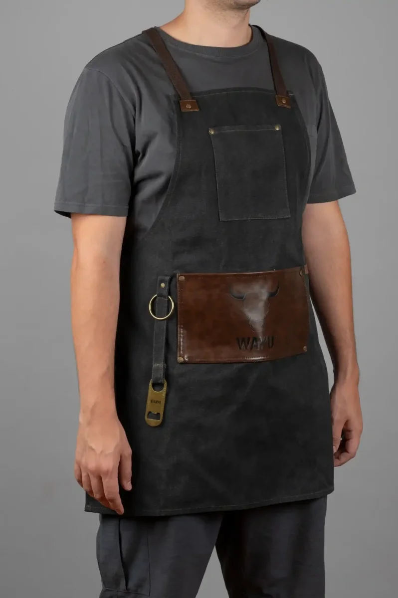 Delantal Ajustable Wayu para Parrilla y Cocina - Imagen 5