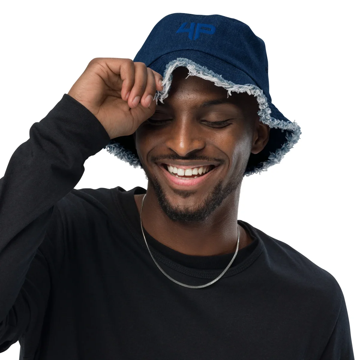 Gorro de pescador vaquero desgastado - Imagen 3