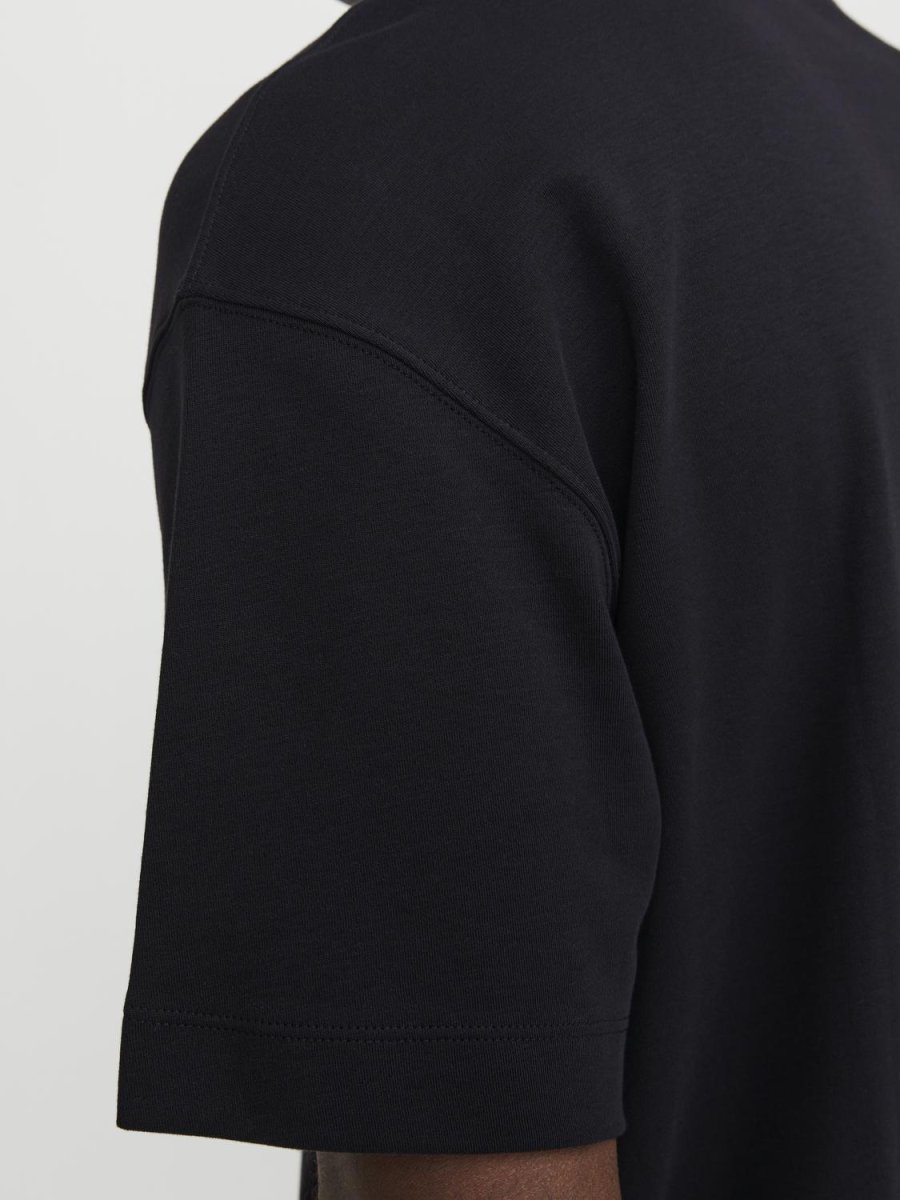 CAMISETA LOOSE BÁSICA URBAN - Black - Imagen 4