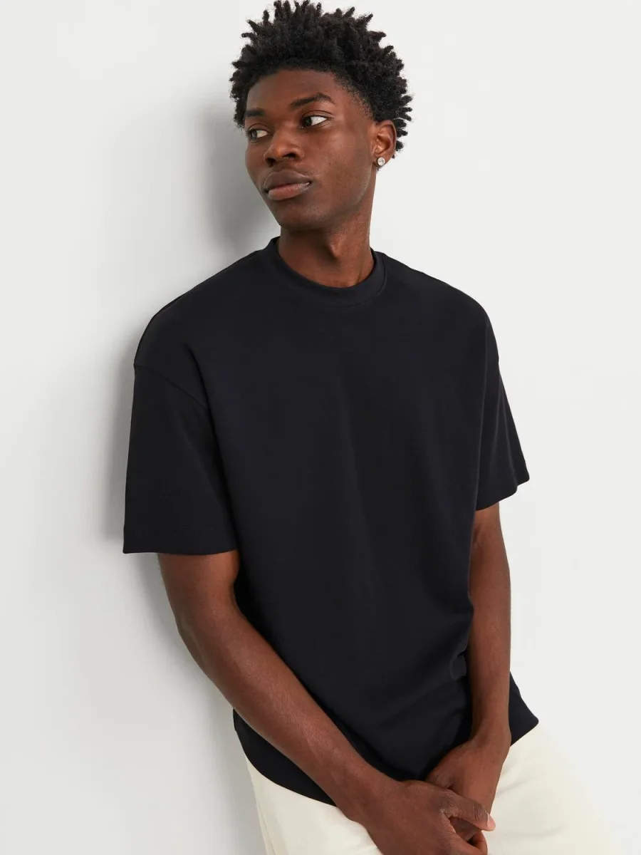 CAMISETA LOOSE BÁSICA URBAN - Black - Imagen 8