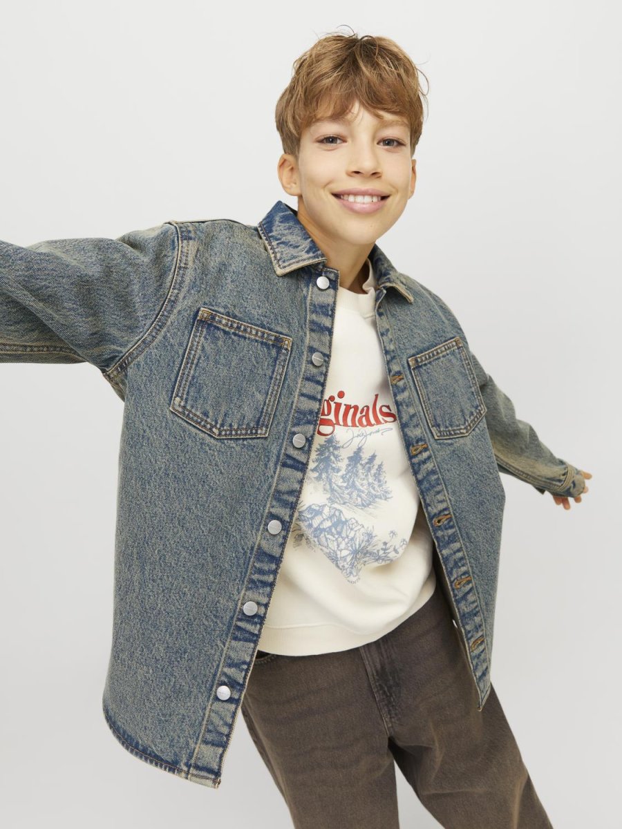 SOBRECAMISA CLÁSICA DE JEAN HENRY JNR - Faded Denim - Imagen 6