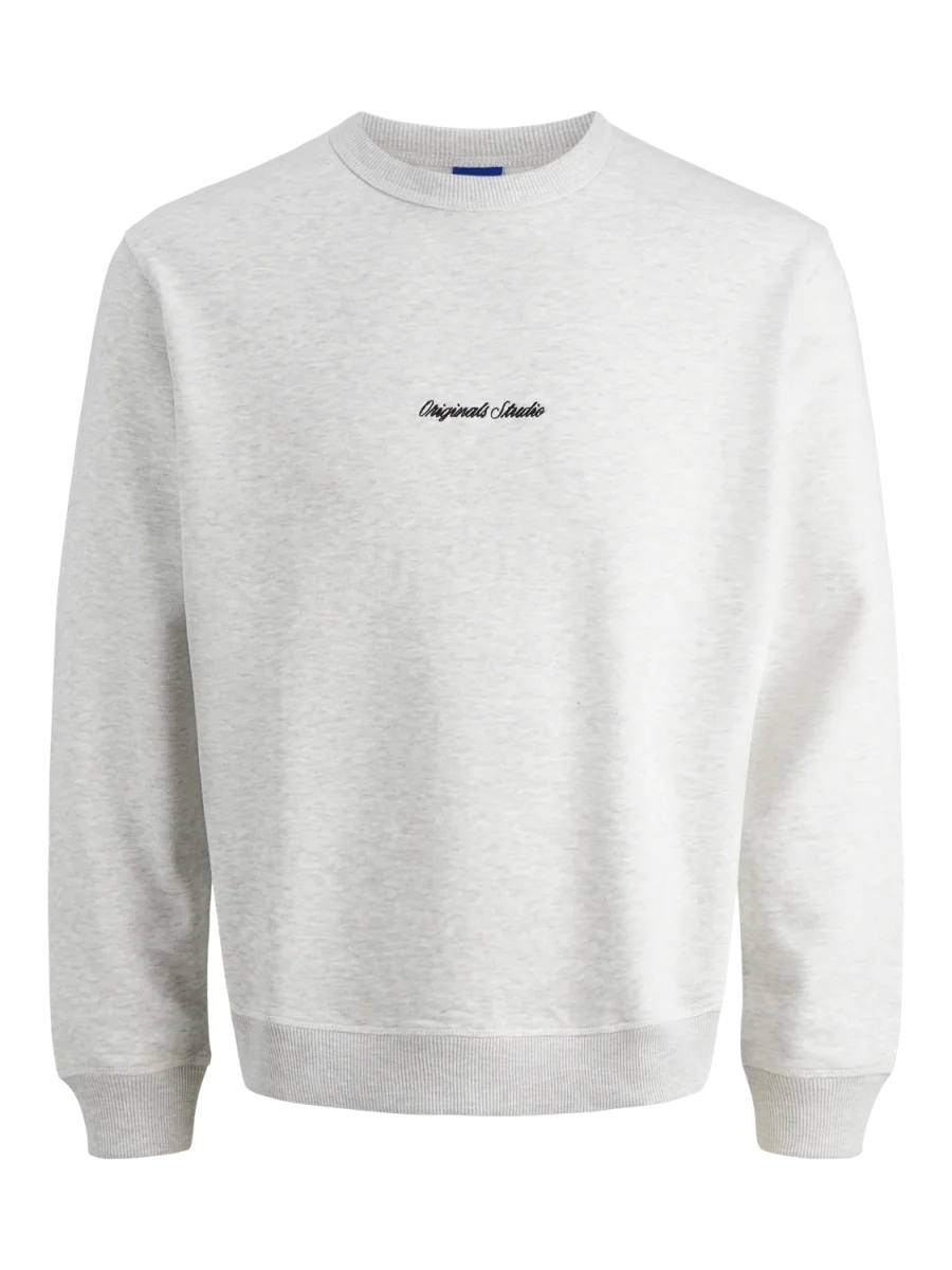 BUZO RELAXED NORREBRO - White Melange - Imagen 2