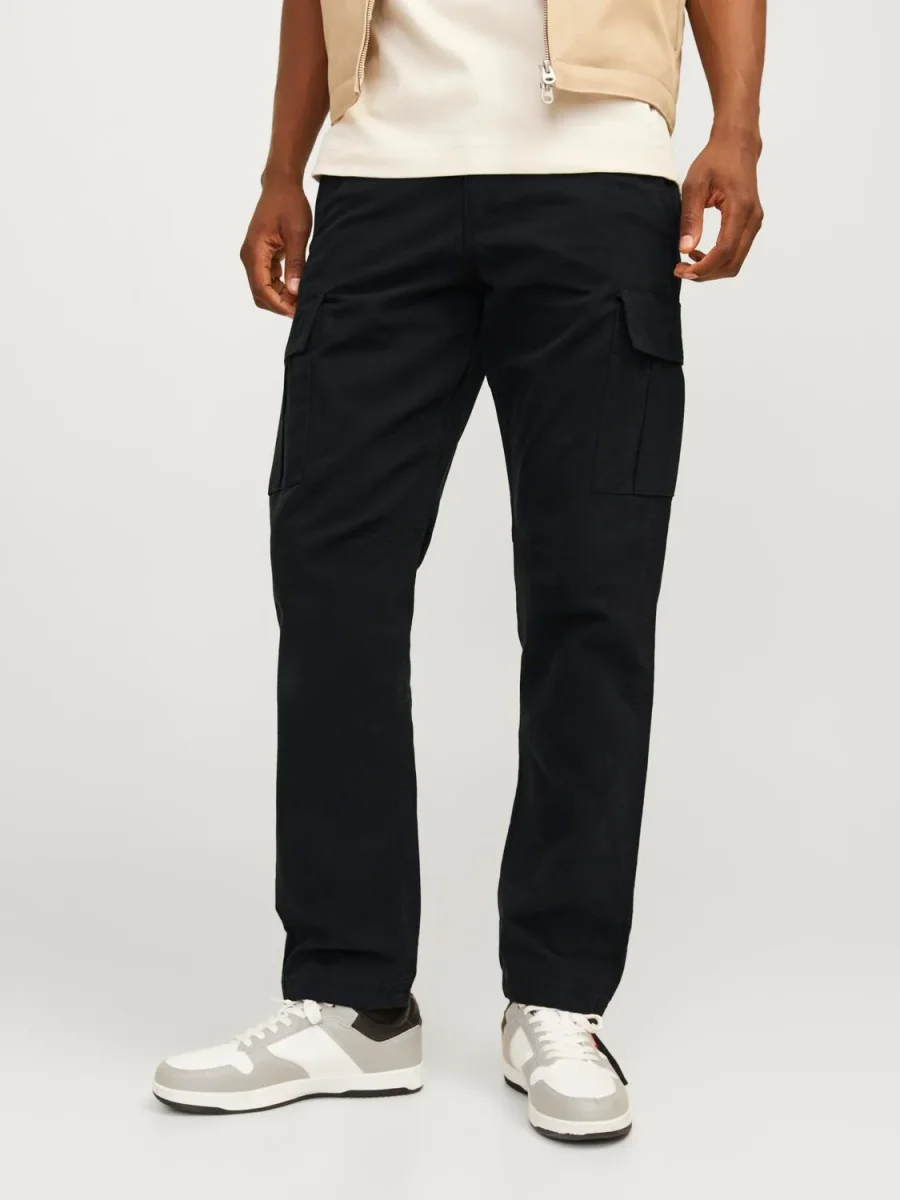 PANTALÓN CARGO RELAXED TIRO MEDIO BARKLEY - Black - Imagen 5