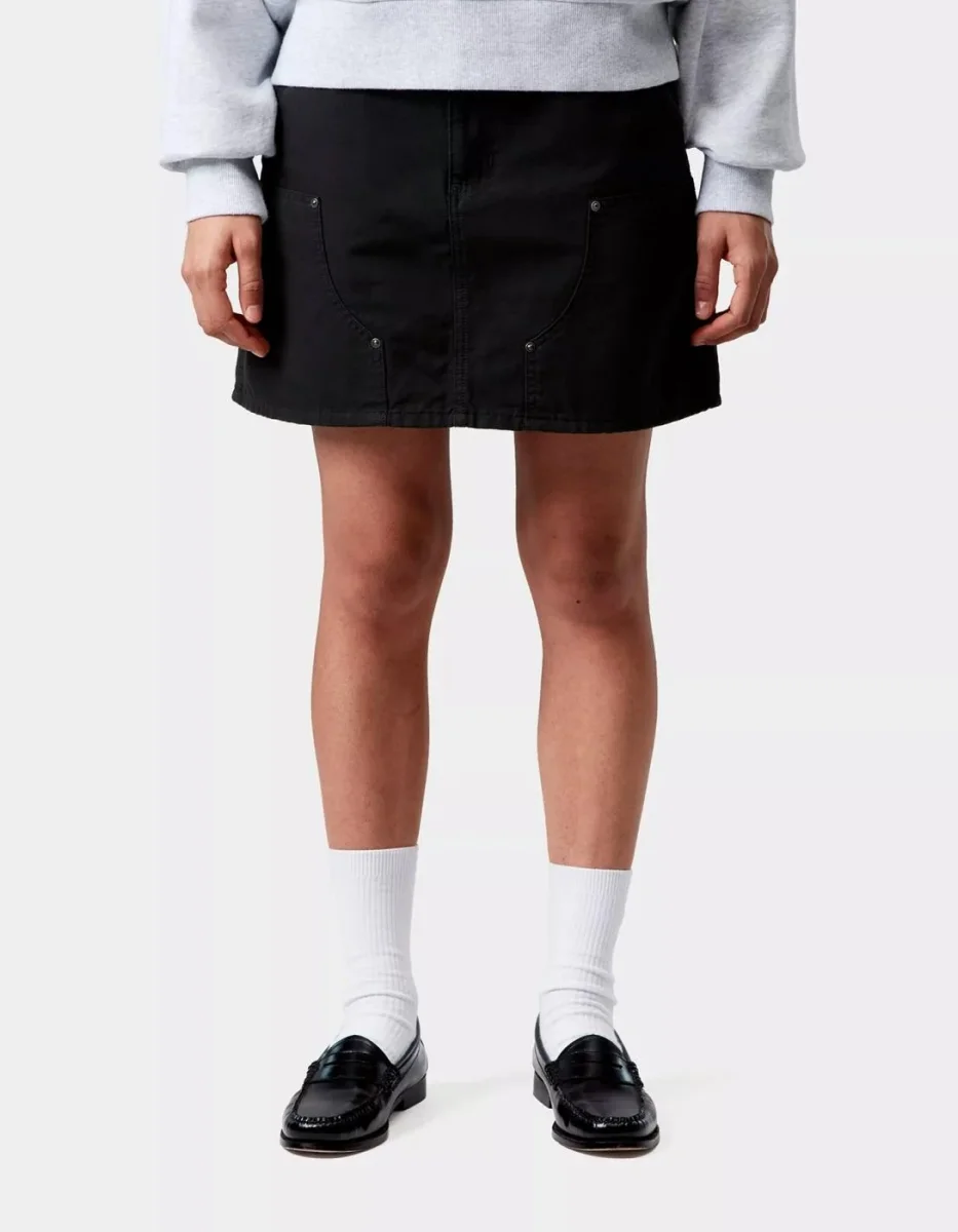 Falda CARHARTT WIP W' MAEVE DOUBLE KNEE - Black - Imagen 2