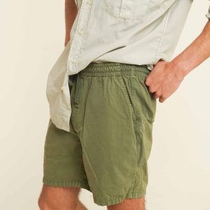 Bermudas de Popelin - Verde Khaki