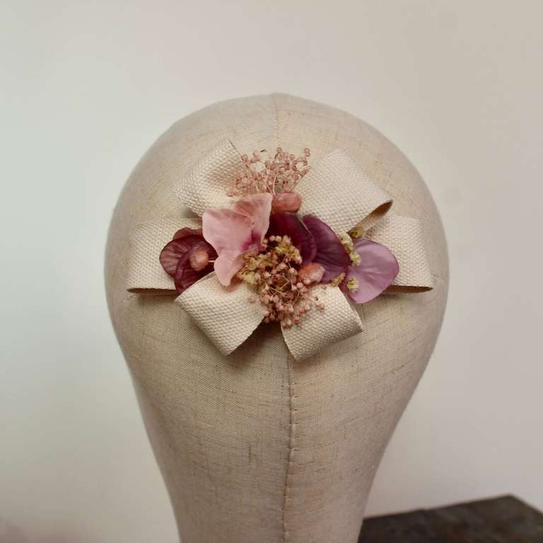 Lazo con flores rosa - Imagen 5