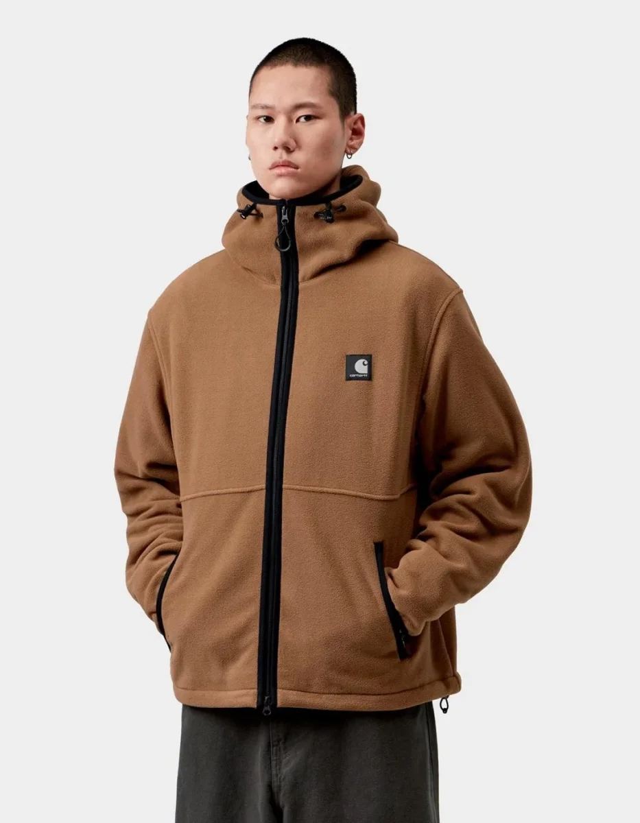 Forro Polar CARHARTT WIP BLEVIN LINER - WIP H Brown - Imagen 4