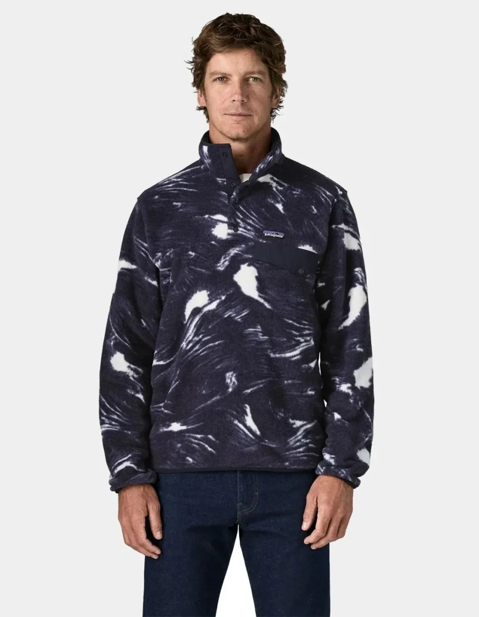 Forro Polar PATAGONIA LW SYNCH SNAP - Sunken Blue - Imagen 2
