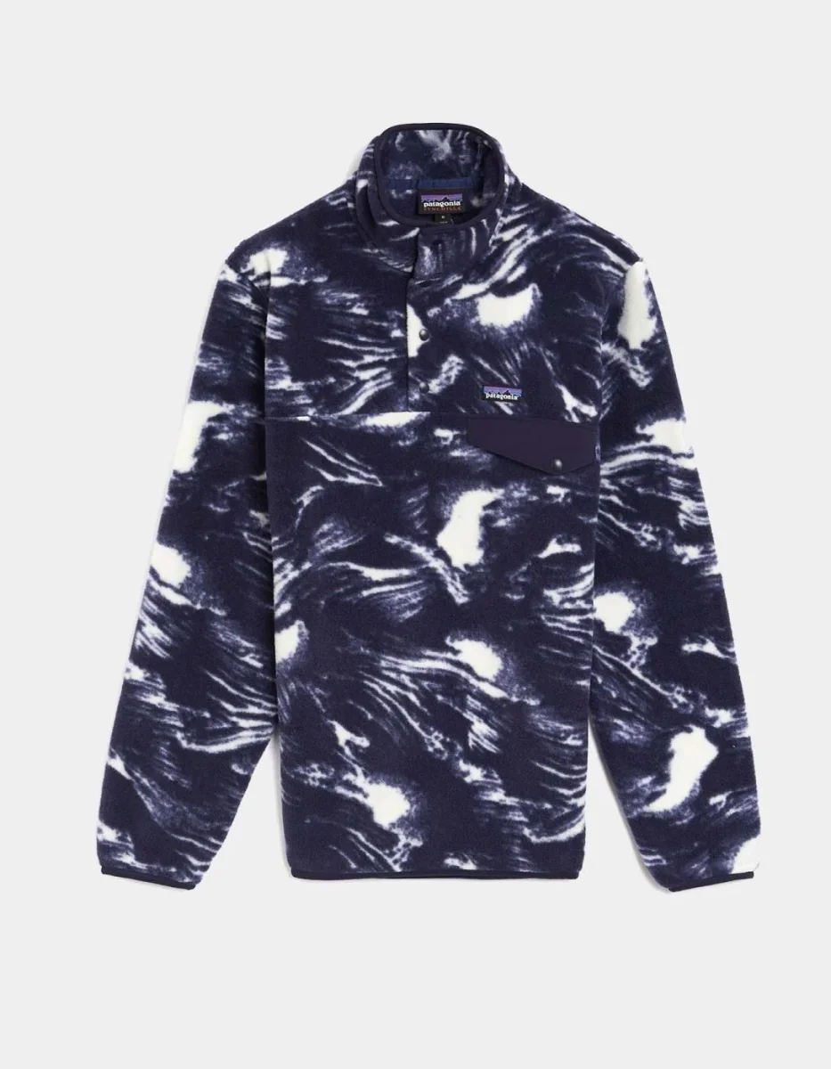 Forro Polar PATAGONIA LW SYNCH SNAP - Sunken Blue - Imagen 5