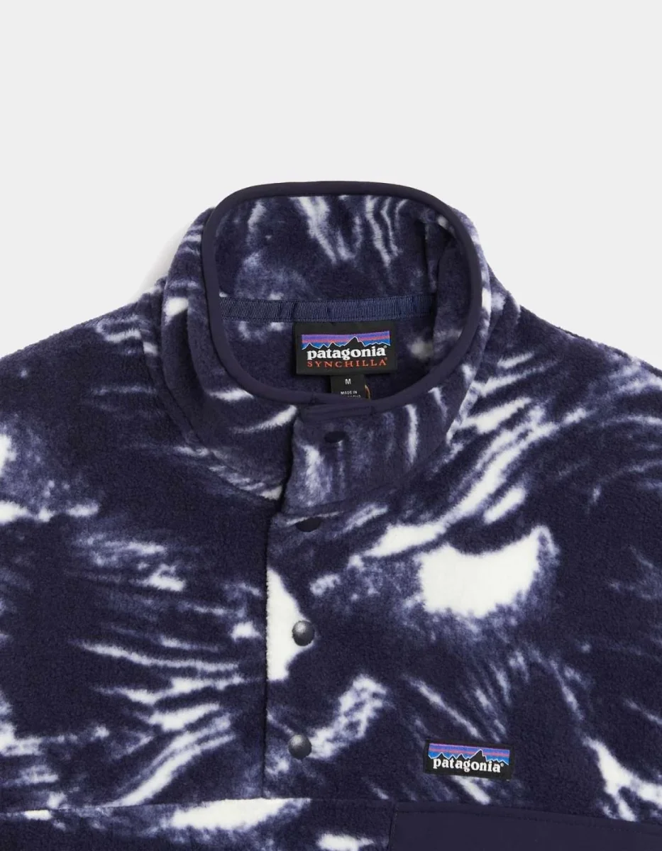 Forro Polar PATAGONIA LW SYNCH SNAP - Sunken Blue - Imagen 7