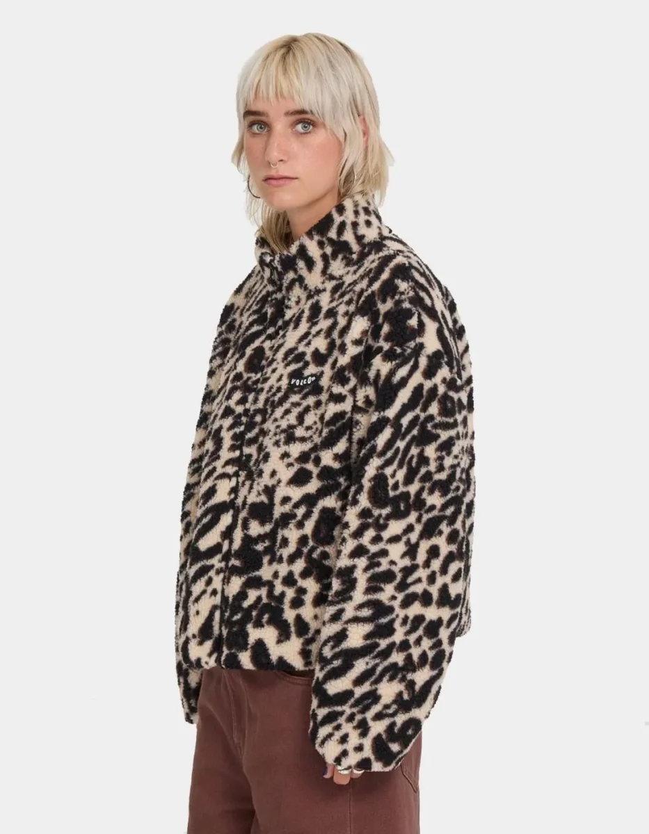 Forro Polar VOLCOM WYLDING OUT - Animal Print - Imagen 2