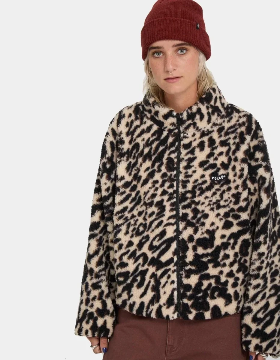 Forro Polar VOLCOM WYLDING OUT - Animal Print - Imagen 4
