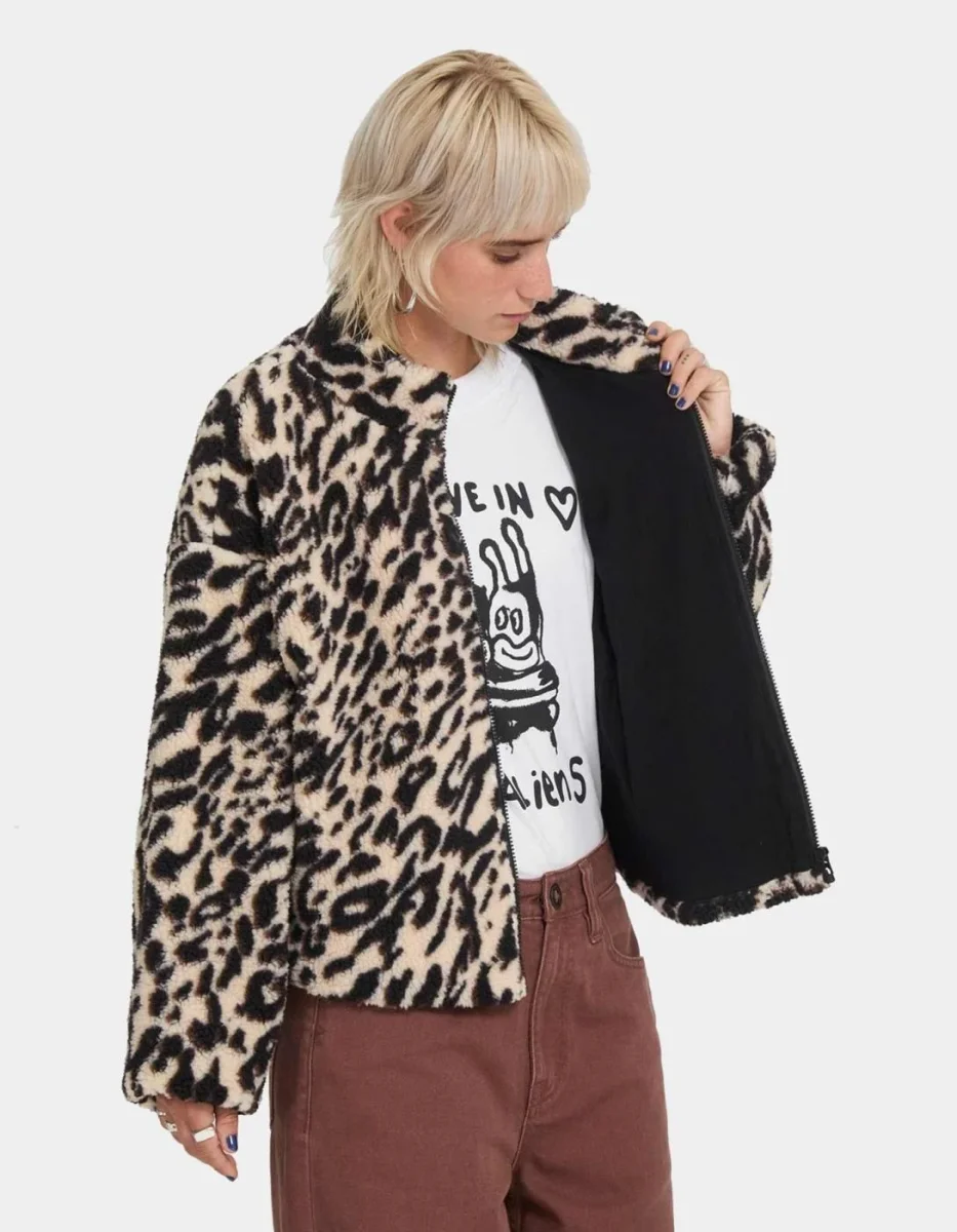 Forro Polar VOLCOM WYLDING OUT - Animal Print - Imagen 5