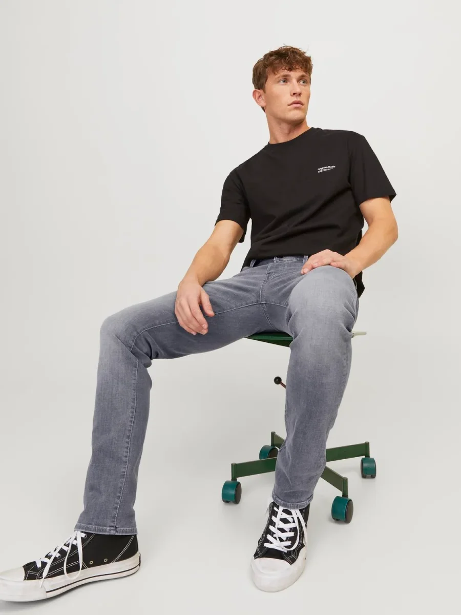 JEAN AJUSTADO TIRO BAJO GLENN 257 - Grey Denim - Imagen 7