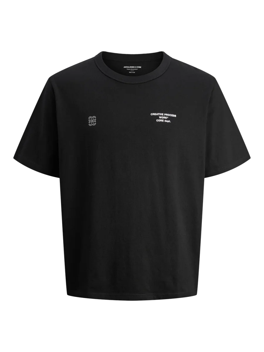 CAMISETA RELAXED MOTION - Black - Imagen 2