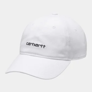 Gorra CARHARTT WIP CANVAS SCRIPT - White / Black