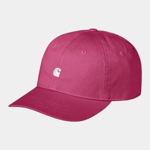 Gorra CARHARTT WIP MADISON LOGO - Magenta / White