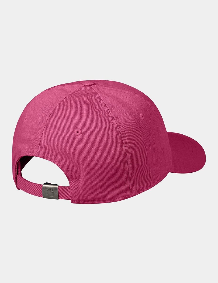 Gorra CARHARTT WIP MADISON LOGO - Magenta / White - Imagen 4