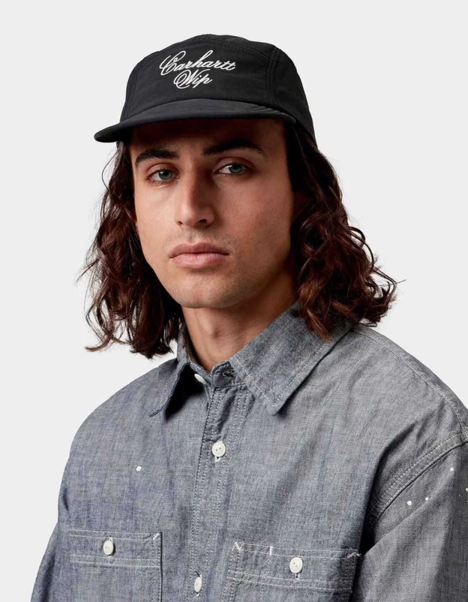 Gorra CARHARTT WIP TRAVON - Black / Wax - Imagen 3