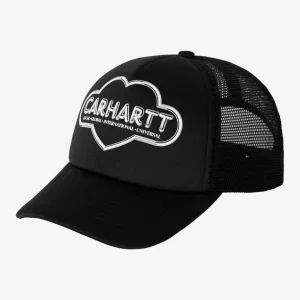 Gorra CARHARTT WIP CLOUD HEART TRUCKER - Black