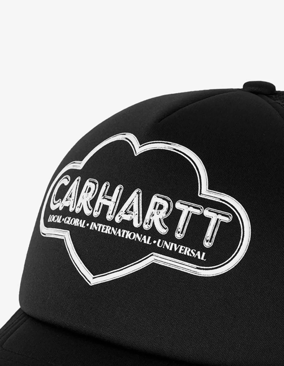 Gorra CARHARTT WIP CLOUD HEART TRUCKER - Black - Imagen 4
